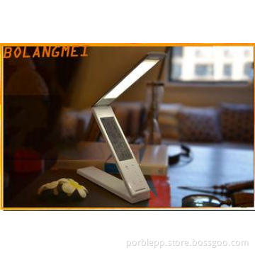 Aluminum Alloy USB LED Desk Lamp With LCD Calendar / LED Re